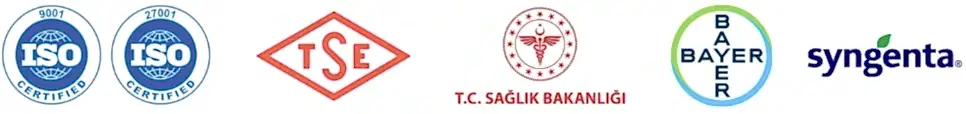 Sağlık Bakanlığı Onaylı, ISO 90001 ve 27001 Sertifika